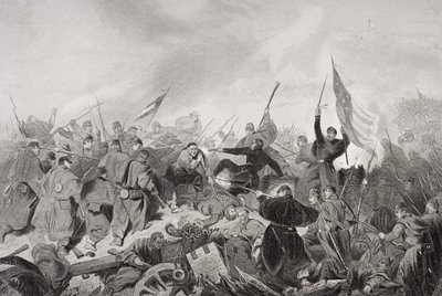 The capture of Fort Donelson, Dover, Tennessee 1862 by Alonzo Chappel